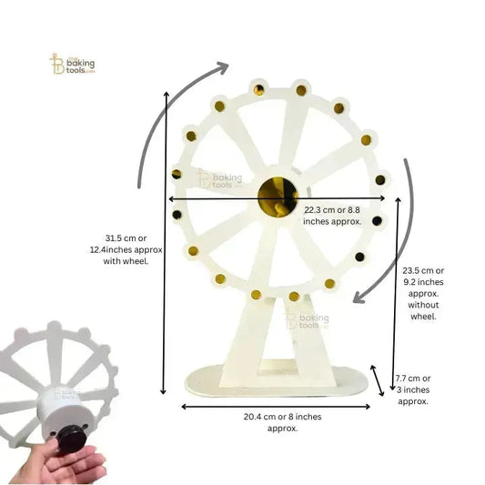 Ferris Wheel Cake Topper Stand Wind Mill Cake Topper - thebakingtools.com