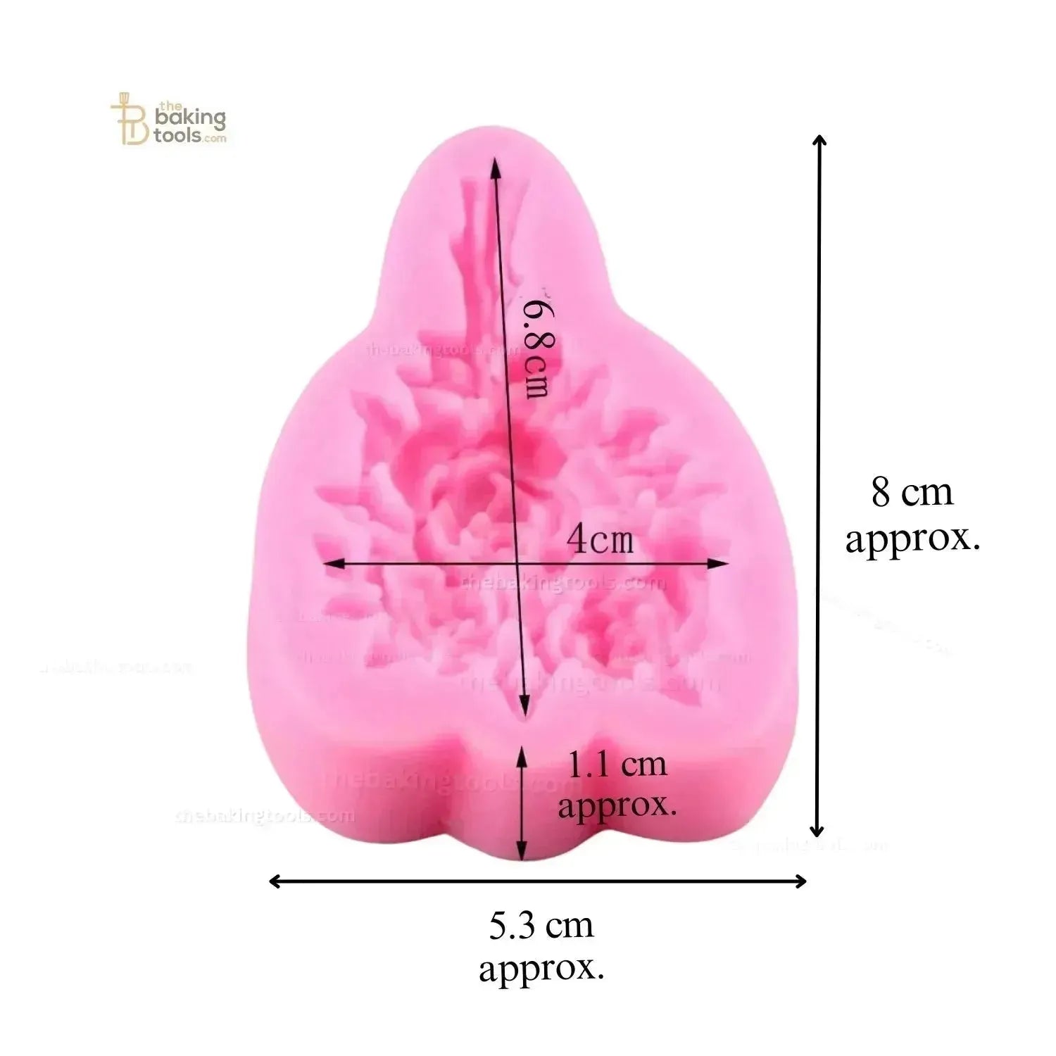 Flower Bouquet Shape Fondant Gumpaste Mould - thebakingtools.com