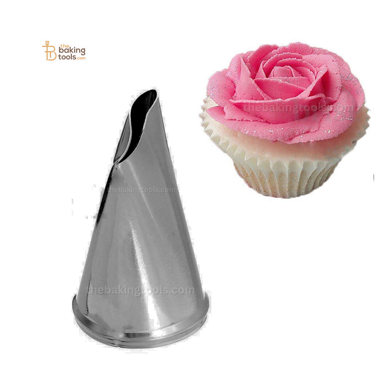 Flower Petal Leaf Nozzle Icing Rose Nozzles - thebakingtools.com