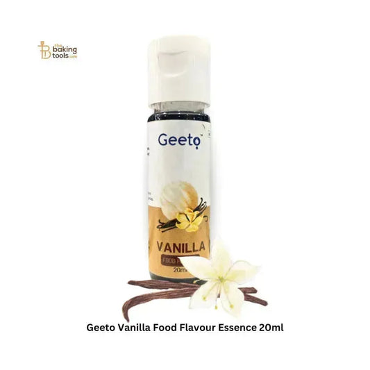 Geeto Vanilla Food Flavour Essence 20ml - thebakingtools.com