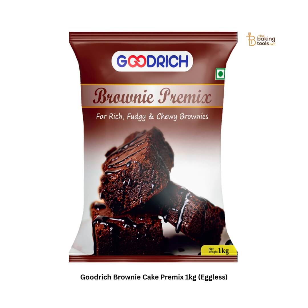Goodrich Brownie Cake Premix 1kg (Eggless) mockup