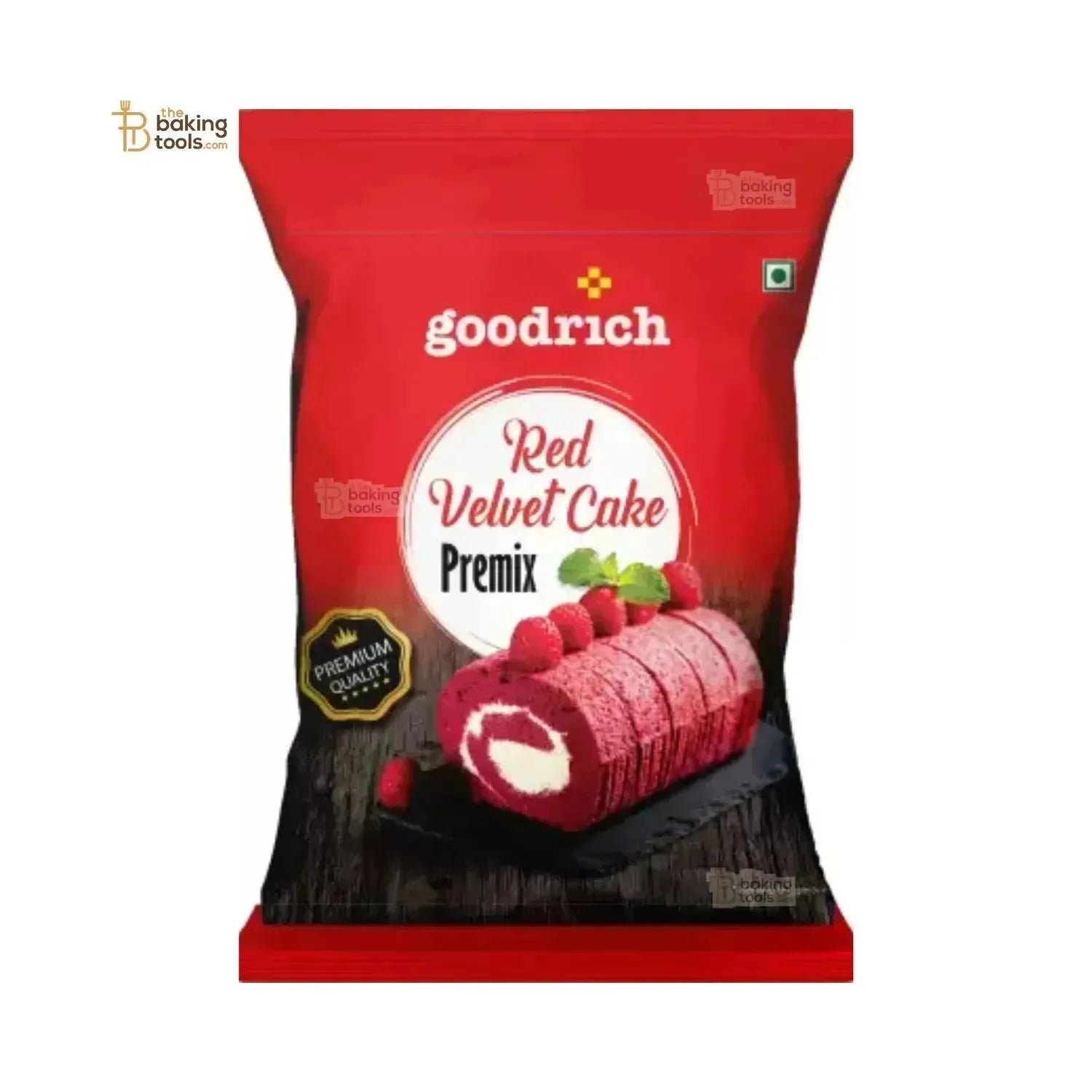 Goodrich Red Velvet Cake Premix 1kg (Eggless) (No C.O.D.) - thebakingtools.com