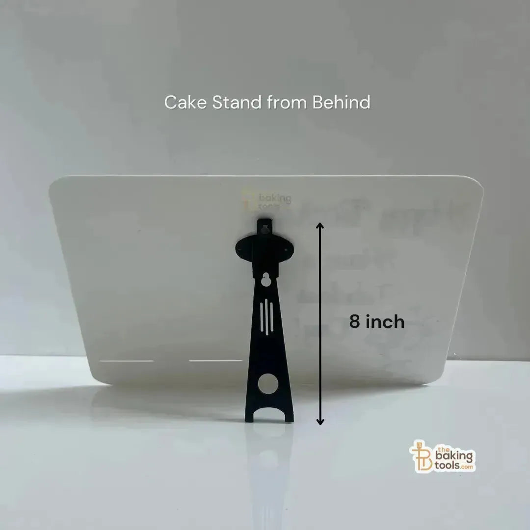 Gravity Defying Cake Stand | Trending Frame Cake Stand for Half Cake Trend - thebakingtools.com