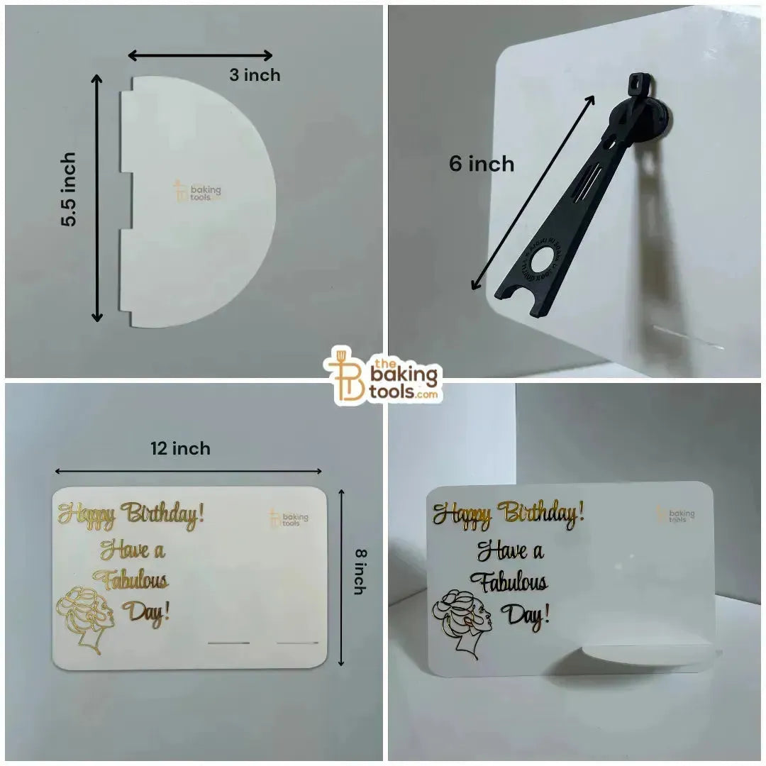 Gravity Defying Cake Stand | Trending Frame Cake Stand for Unique Cake Designs - The Baking Tools