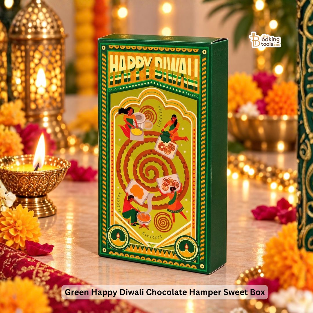 Green Happy Diwali Chocolate Hamper Sweet Box -  Pack of 10