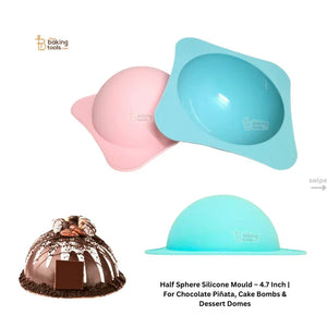 4.7 Inch Half Sphere Silicone Mould – Chocolate Pinata Dome