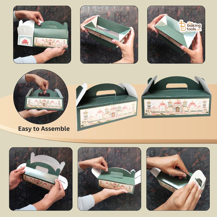 Royal Design Hamper Box – Festive Gift Packaging (Pack of 10) #1665 A