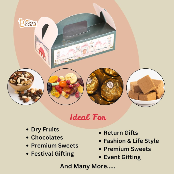 Royal Design Hamper Box – Festive Gift Packaging (Pack of 10) #1665 A