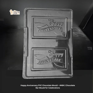 PVC Happy Anniversary Chocolate Mold – Celebrate with Bars