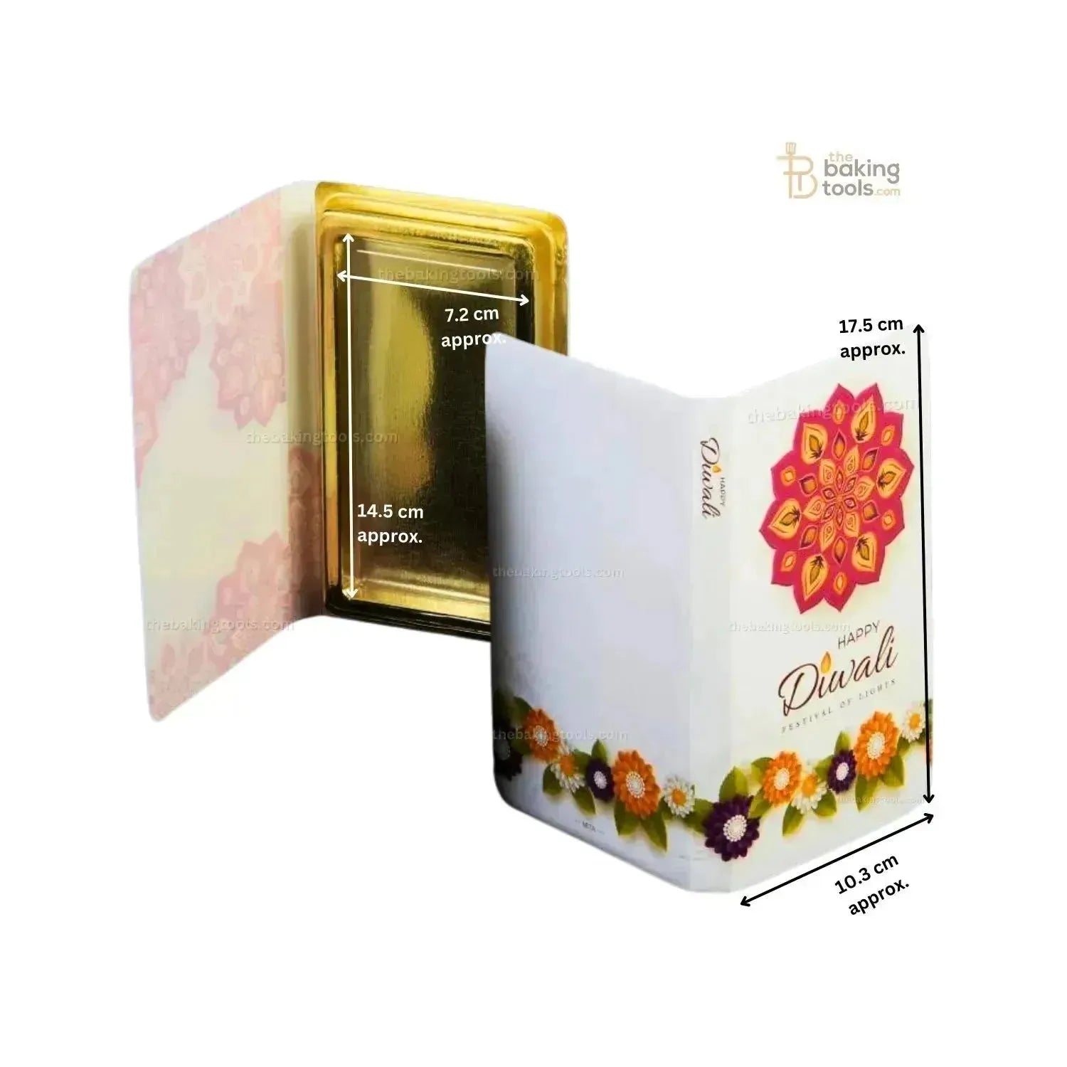 Happy Diwali Chocolate Bar Book Box - thebakingtools.com