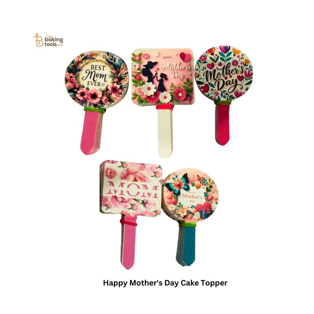 Happy Mother’s Day Paper Tag Cake Toppers