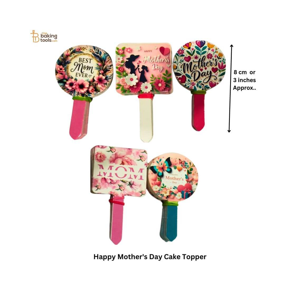 Happy Mother’s Day Paper Tag Cake Toppers