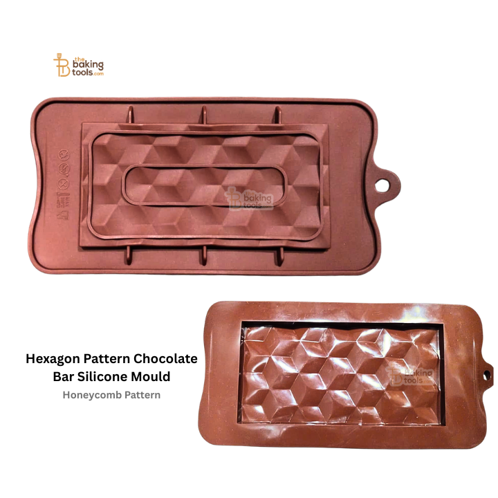 Hexagon Pattern Chocolate Bar Silicone Mould