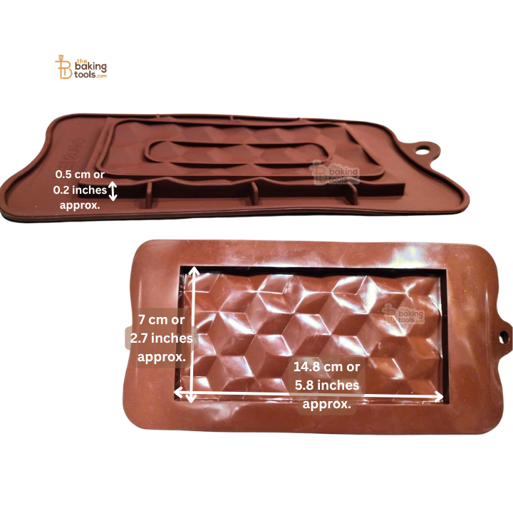 Hexagon Pattern Chocolate Bar Silicone Mould