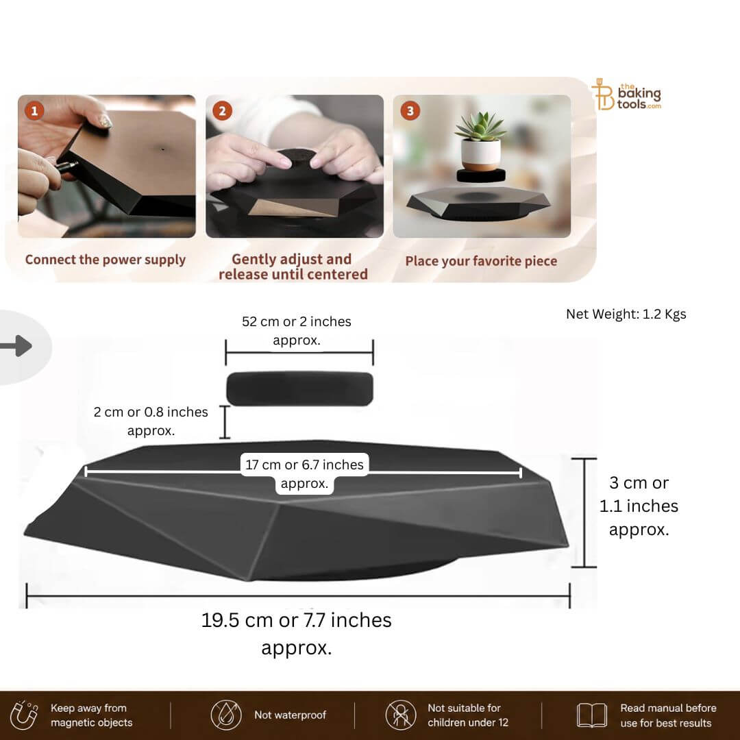Hexagonal Magnetic Levitating Machine Display Stand | Anti-Gravity Floating Display Base