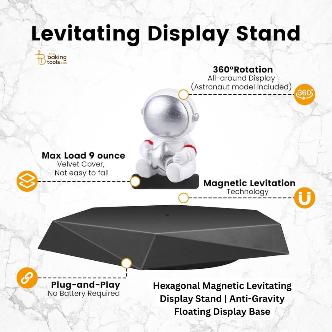 Hexagonal Magnetic Levitating Machine Display Stand | Anti-Gravity Floating Display Base