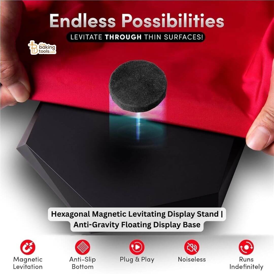 Hexagonal Magnetic Levitating Machine Display Stand | Anti-Gravity Floating Display Base