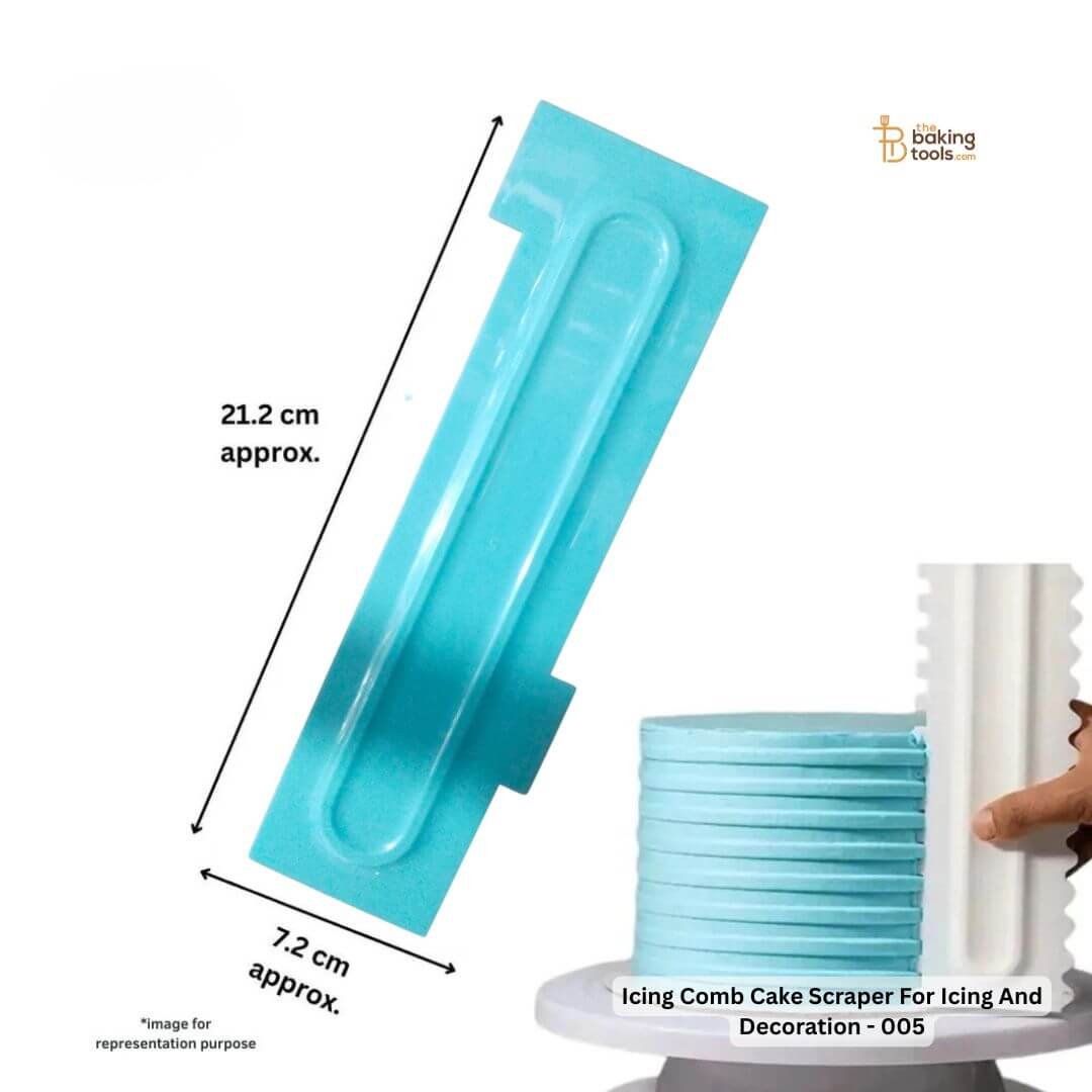 Icing Comb Cake Scraper For Icing And Decoration - 005