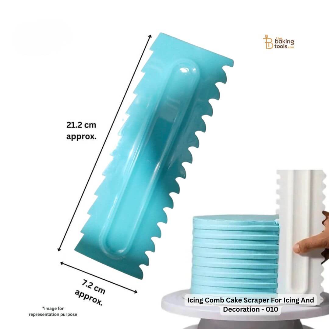 Icing Comb Cake Scraper For Icing And Decoration - 010