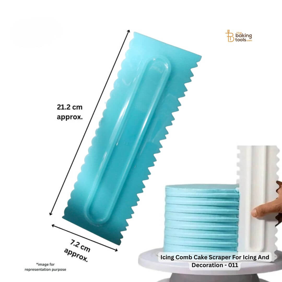 Icing Comb Cake Scraper For Icing And Decoration - 011