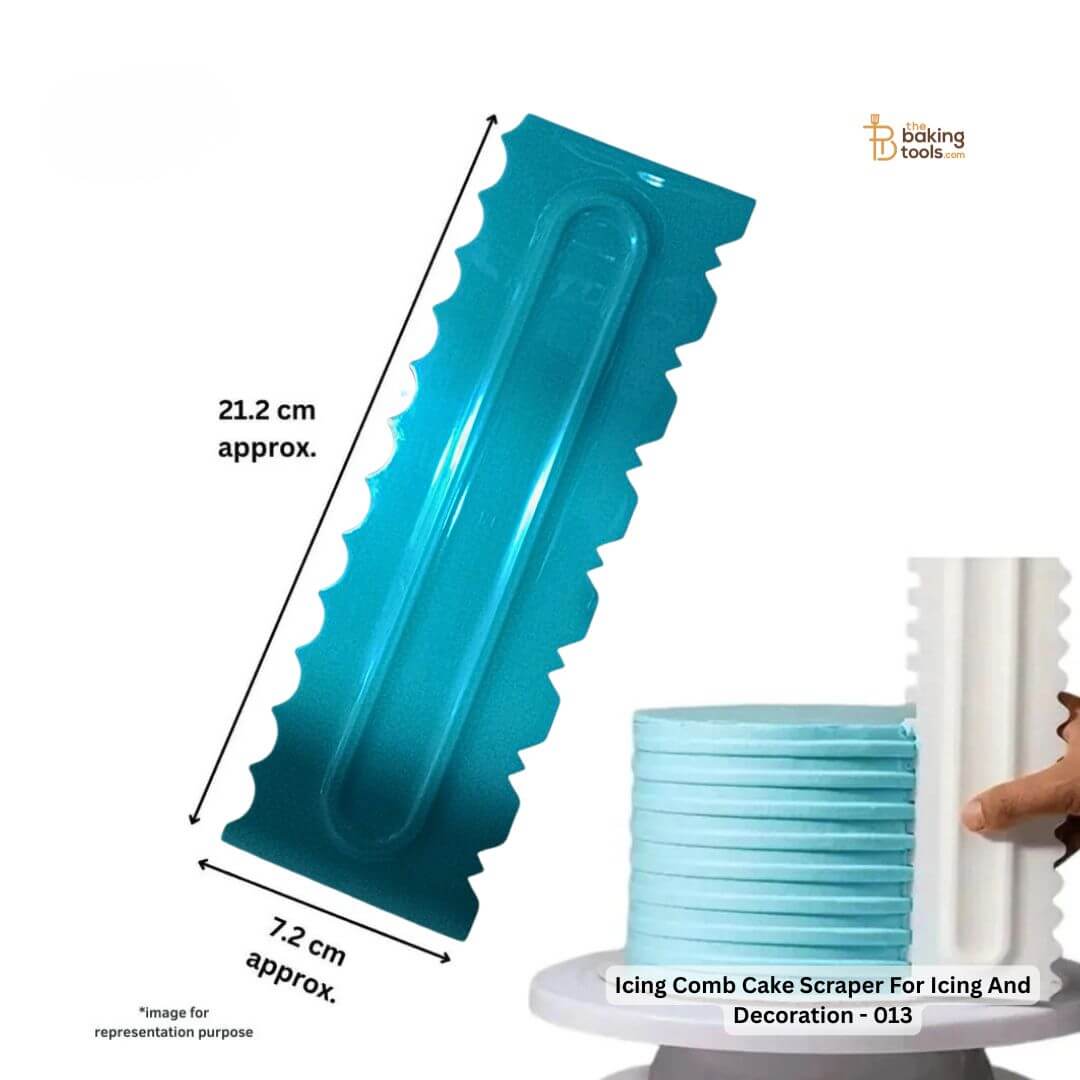 Icing Comb Cake Scraper For Icing And Decoration - 013