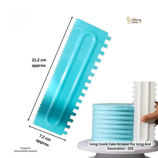 Icing Comb Cake Scraper For Icing And Decoration - 022