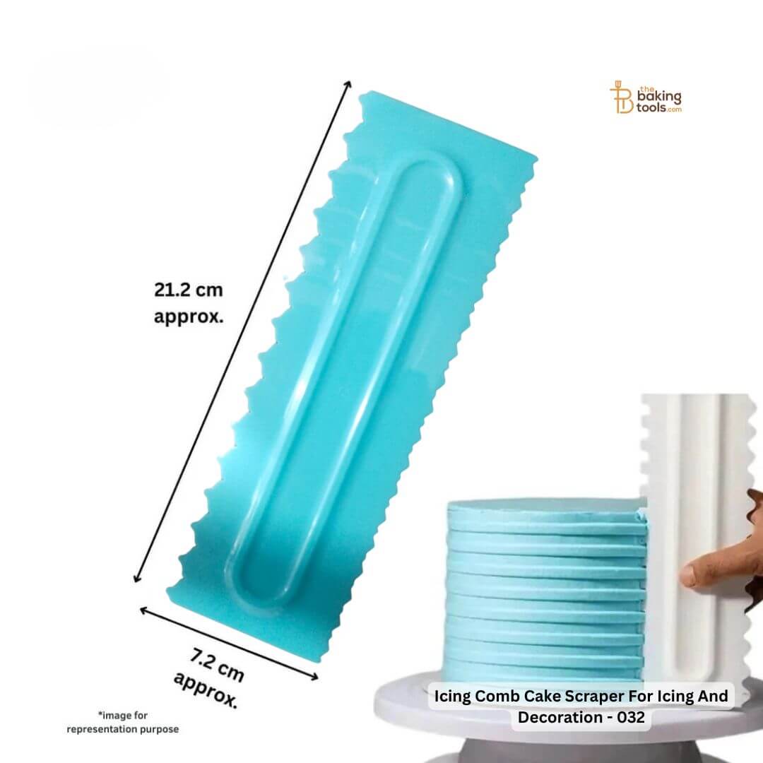 Icing Comb Cake Scraper For Icing And Decoration - 032