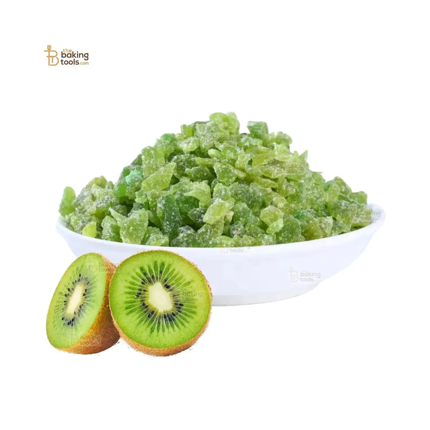Dried Kiwi Dice - 100 Grams | Diced Kiwi - thebakingtools.com