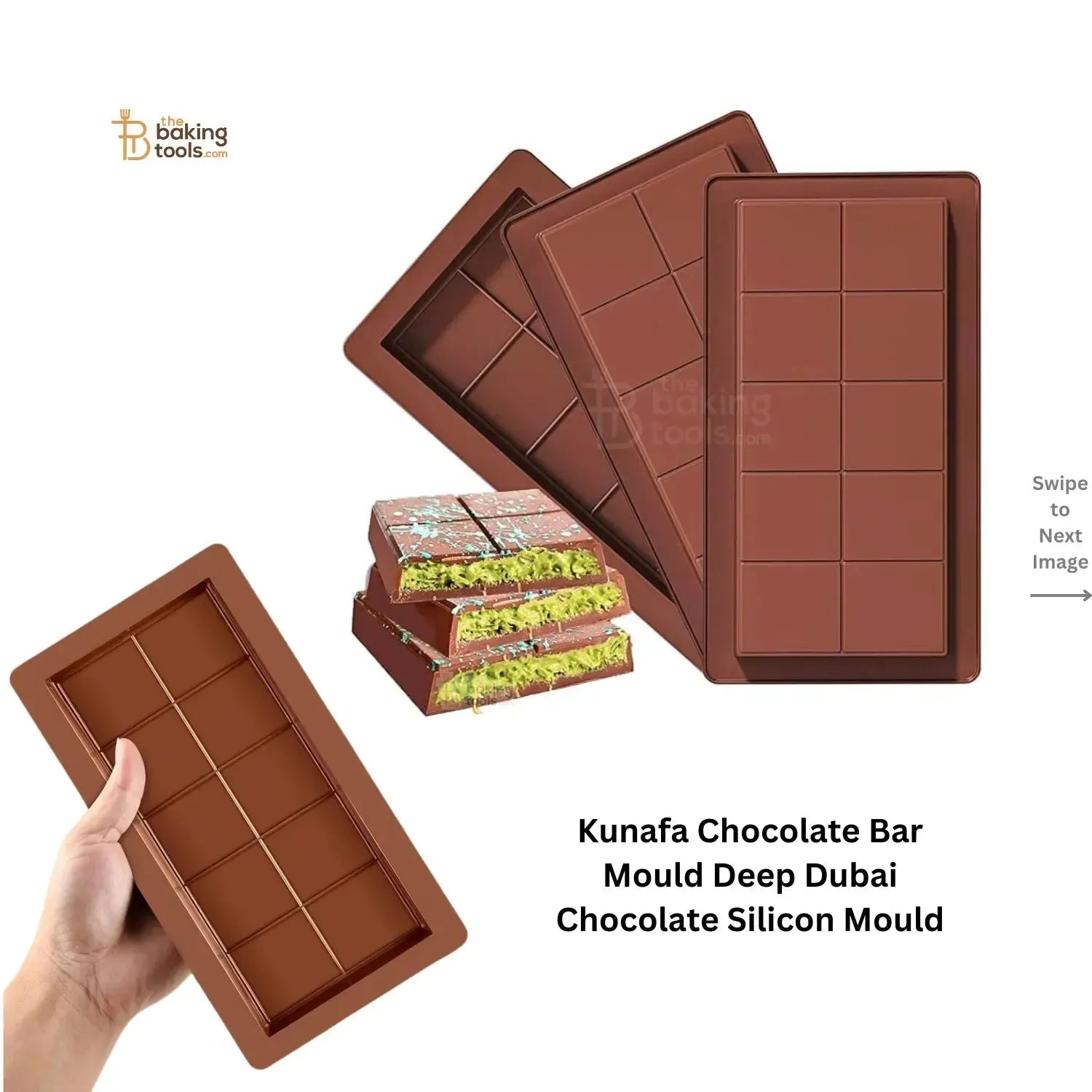 Kunafa Chocolate Mould | Dubai Chocolate Mould - thebakingtools.com