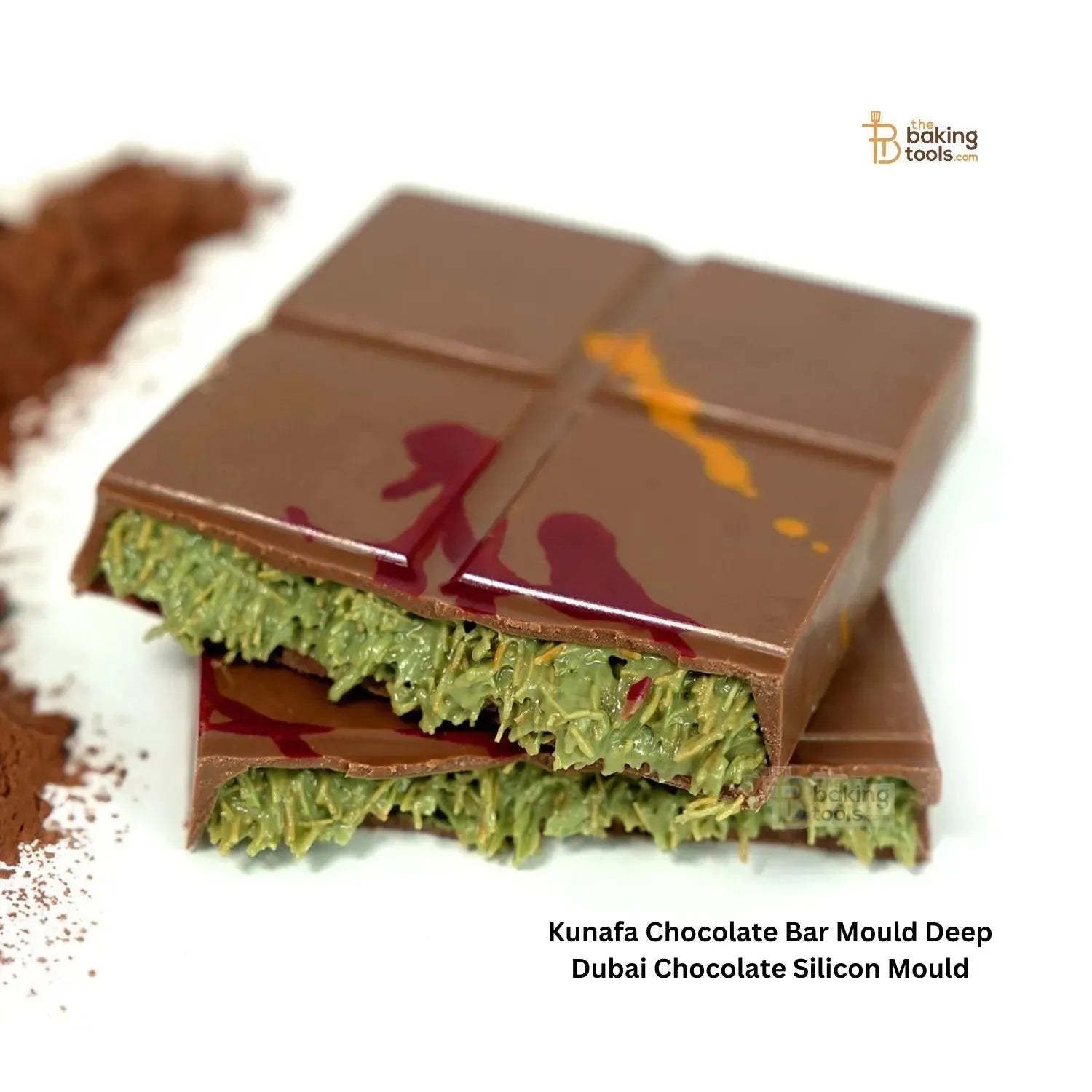 Kunafa Chocolate Mould | Dubai Chocolate Mould - thebakingtools.com