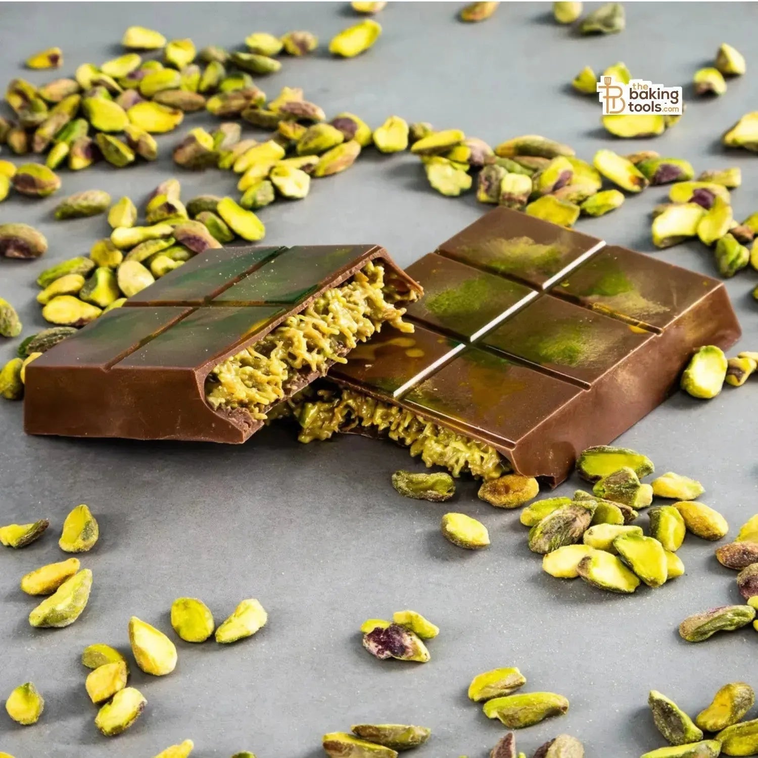Kunafa Chocolate Bar Mould Deep Dubai Chocolate Silicon Mould - thebakingtools.com