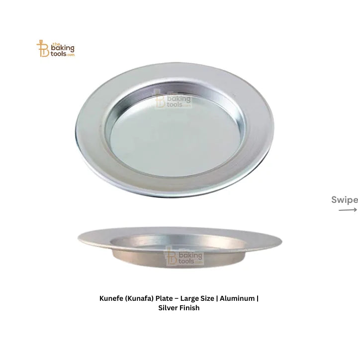 Kunefe_Kunafa_Plate_Large_Size_Aluminum_Silver_Finish