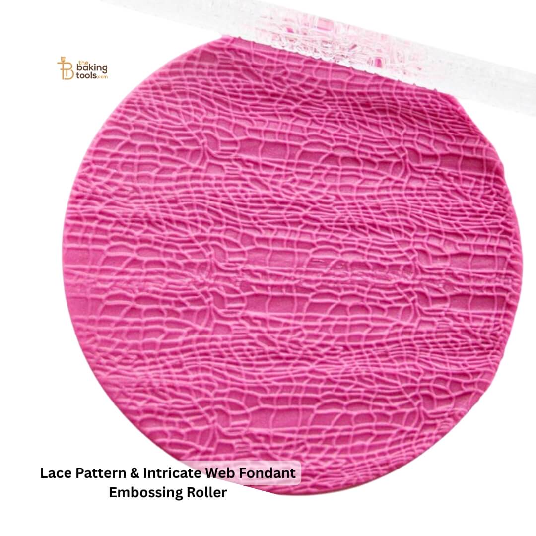 Lace Pattern & Intricate Web Fondant Embossing Roller