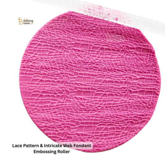 Lace Pattern or Mesh Texture Embossing Rolling Pin #410