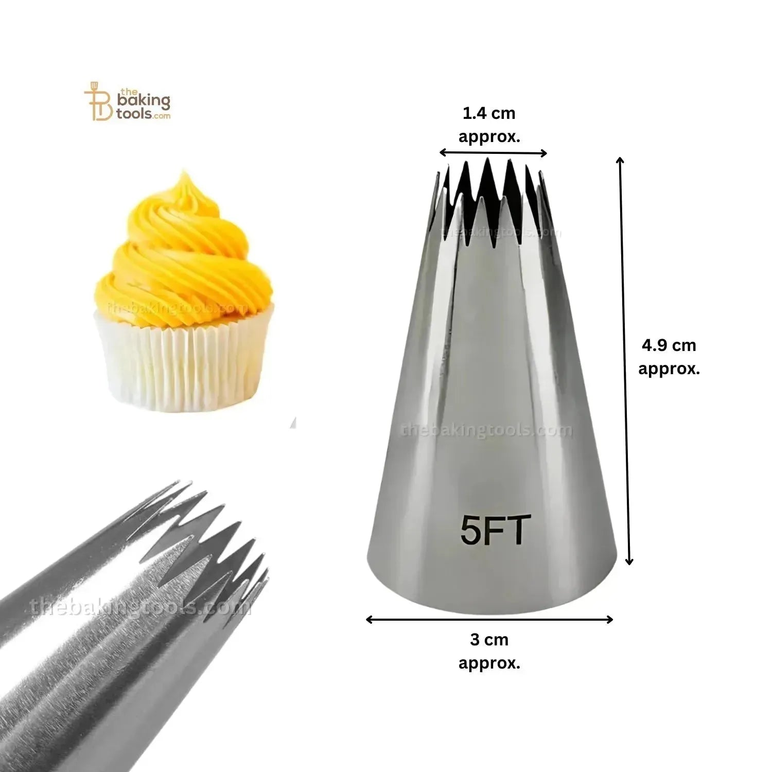 Large Nozzle 5FT - Churros Nozzle - thebakingtools.com