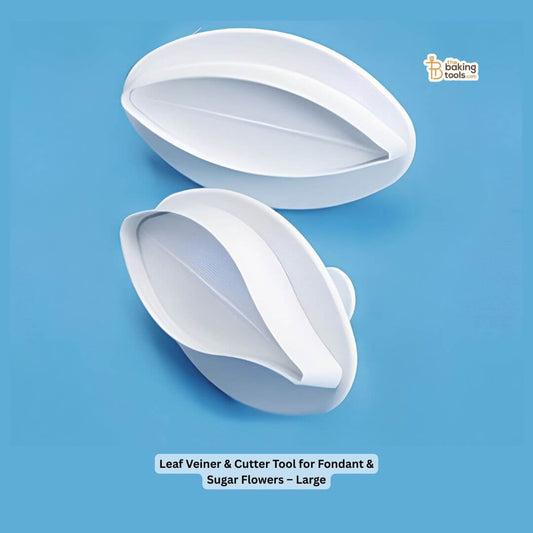 Leaf Veiner & Cutter Tool for Fondant & Sugar Flowers – Large _ Baking Tools