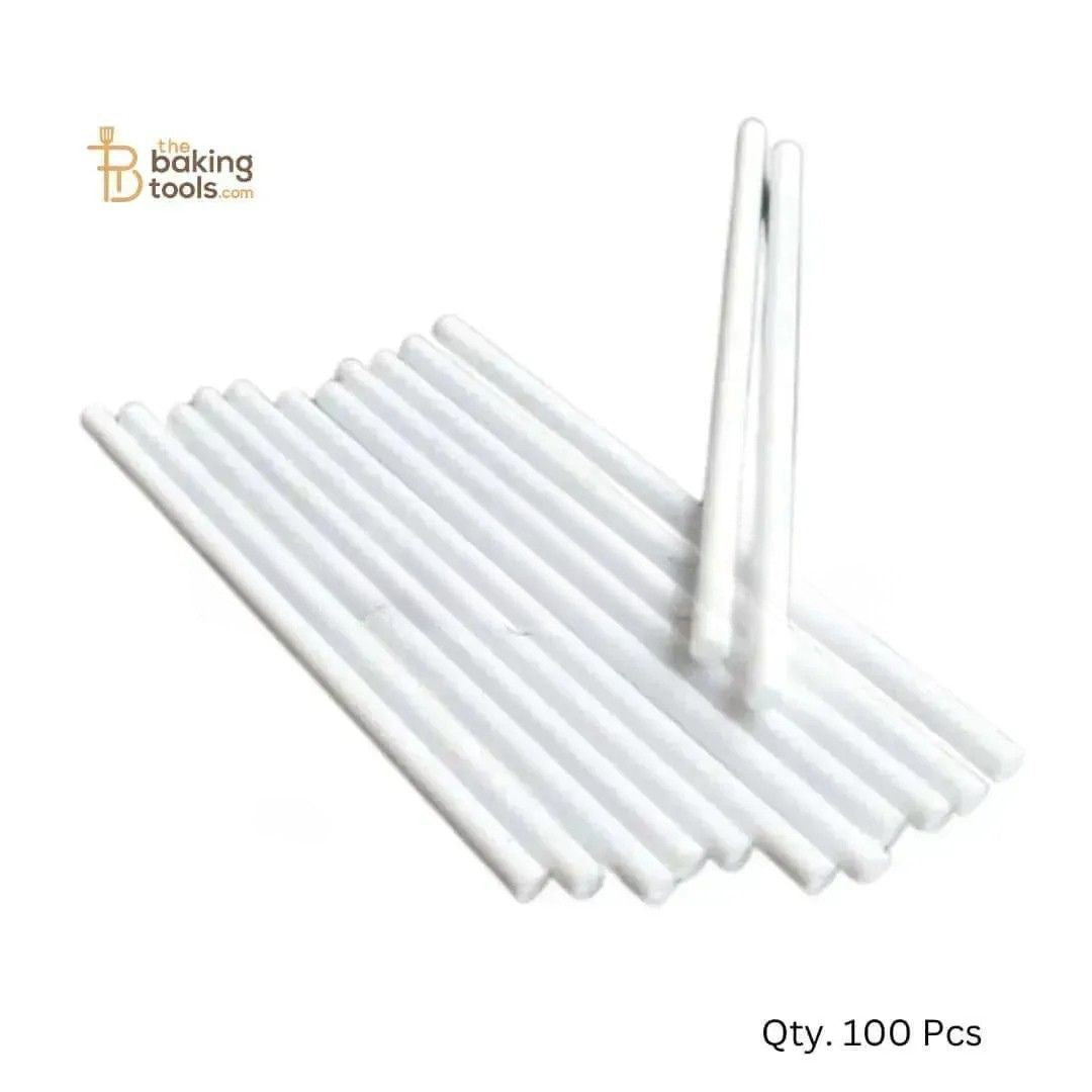 Lollipop Sticks Cakepop Cake Sticks Plastic Hollow Straws - 4.5 Inches