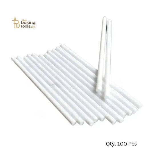 Lollipop Sticks Cakepop Cake Sticks Plastic Hollow Straws - 4.5 Inches