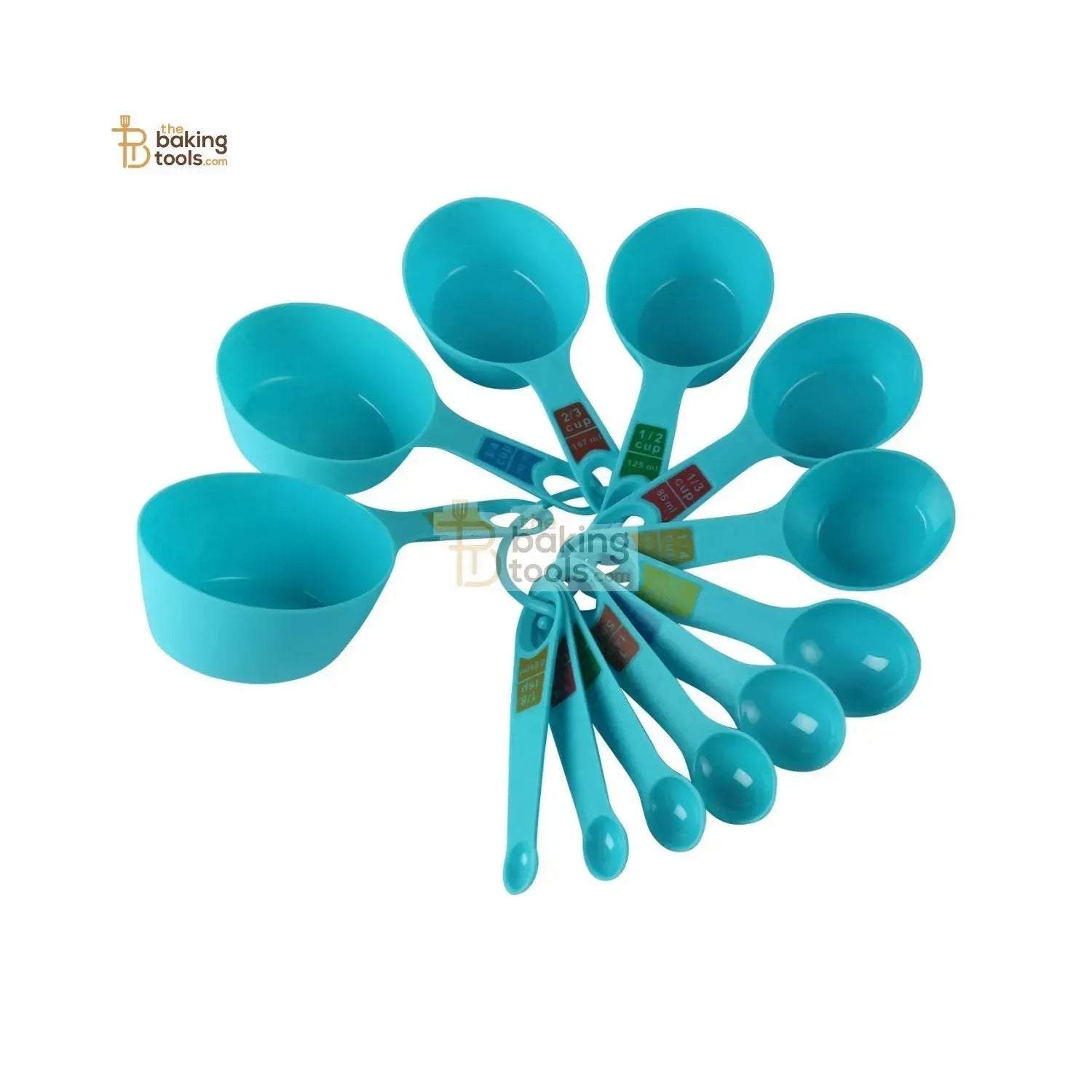 Measuring Cup & Spoon Set of 12 pcs | Flour Measuring Cups - thebakingtools.com