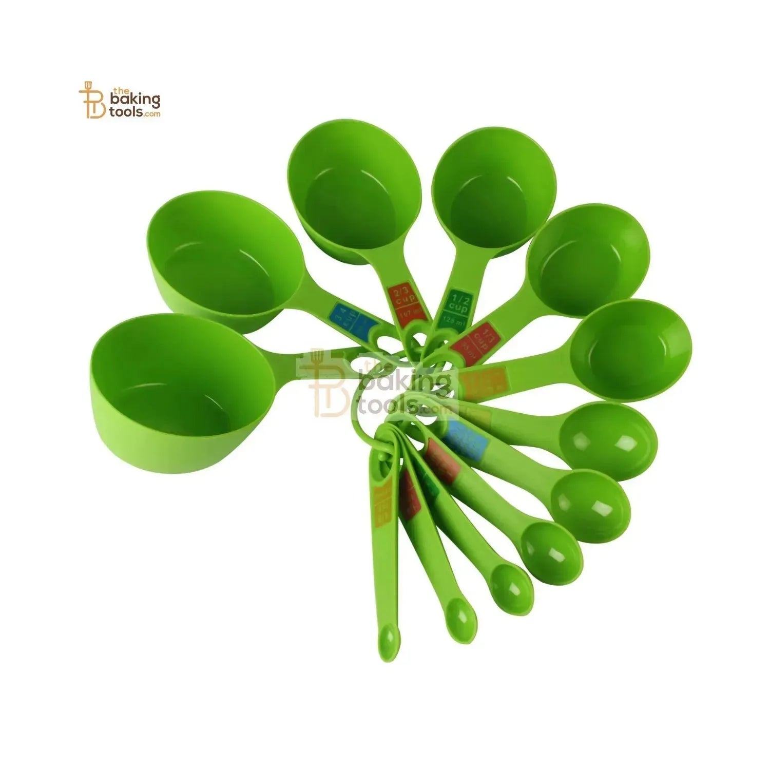 Measuring Cup & Spoon Set of 12 pcs | Flour Measuring Cups - thebakingtools.com