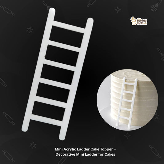 Mini Acrylic Ladder Cake Topper – Decorative Mini Ladder for Cakes