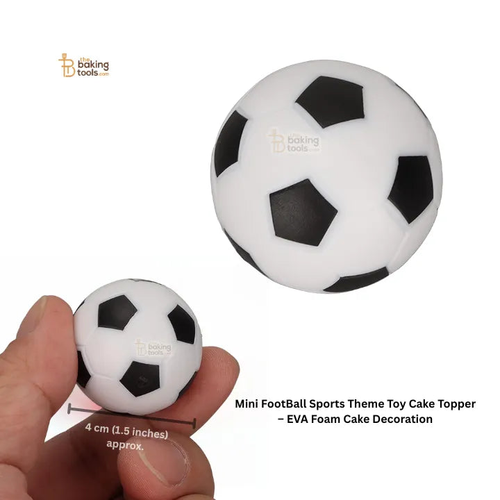 Mini Football Sports Theme Toy Cake Topper – EVA Foam Cake Decoration