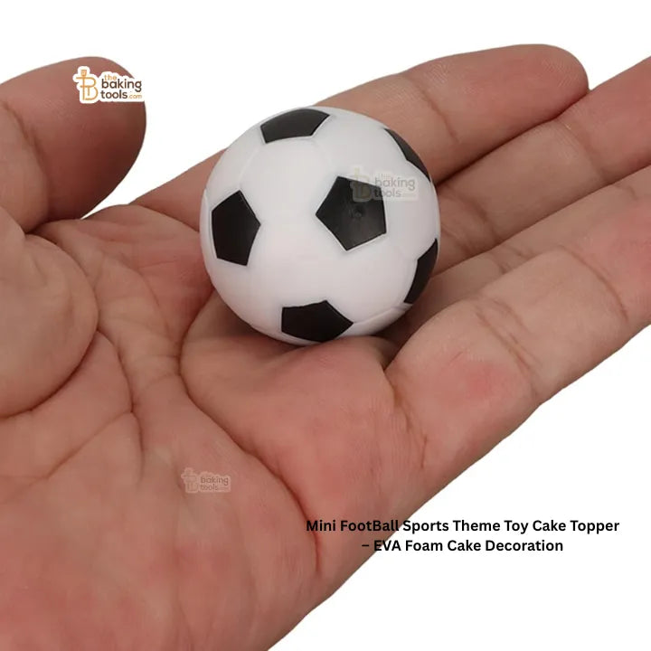 Mini Football Sports Theme Toy Cake Topper – EVA Foam Cake Decoration