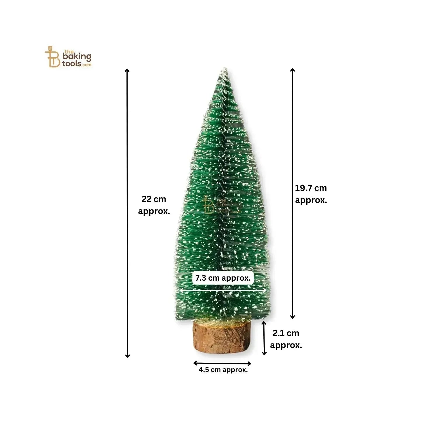 Small Christmas Tree Cake Topper Artificial Miniature Xmas Tree Decoration - thebakingtools.com