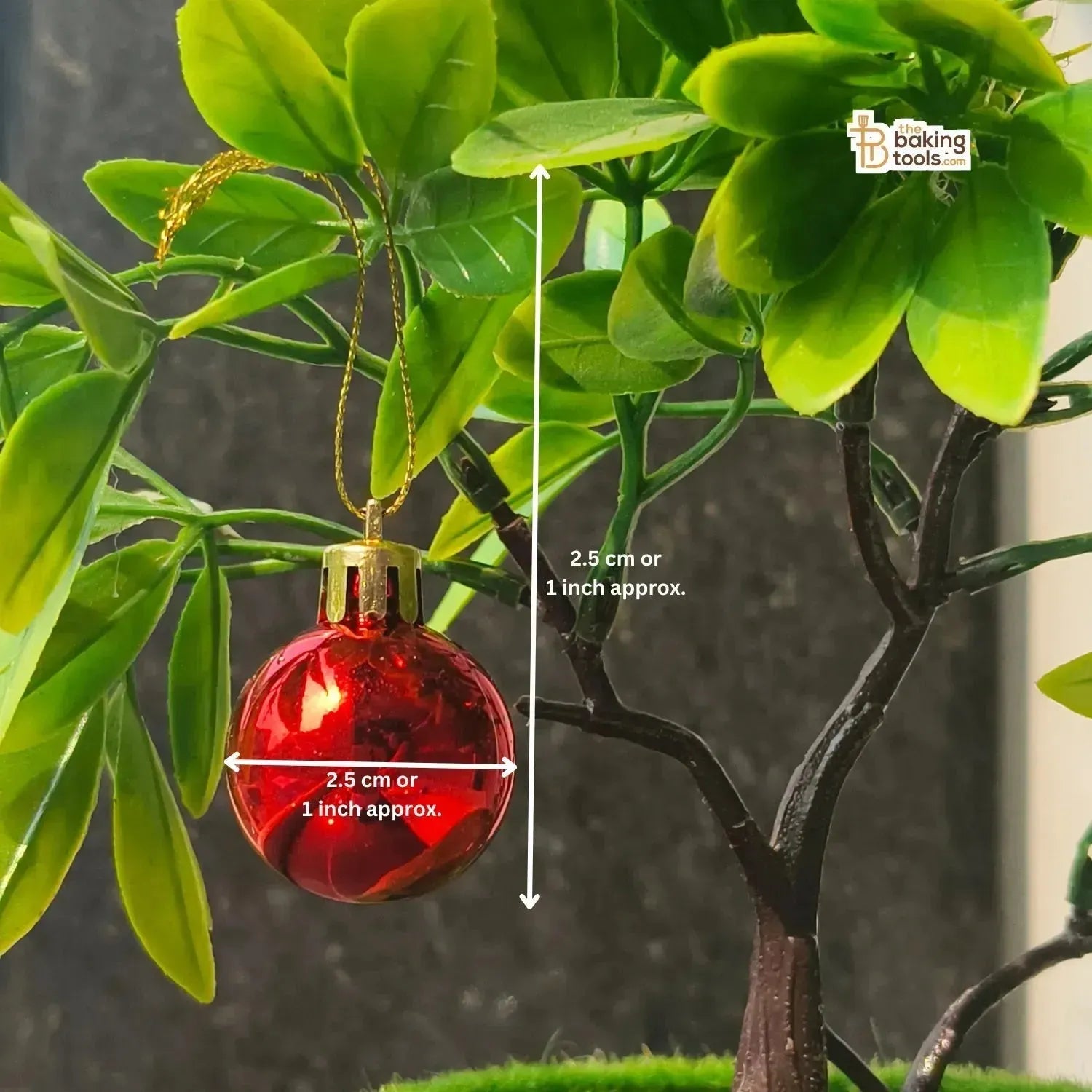 Mini Christmas Balls Xmas Tree Hanging Ornament Decoration (Set of 12) - thebakingtools.com