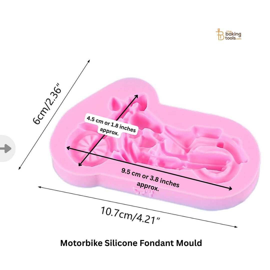 Motorbike Silicone Fondant Gum Paste Mould