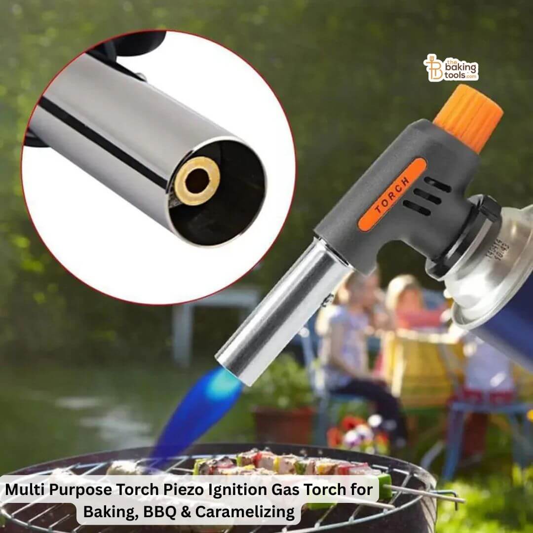 Multi Purpose Torch Piezo Ignition Gas Torch for Baking, BBQ & Caramelizing demonstration
