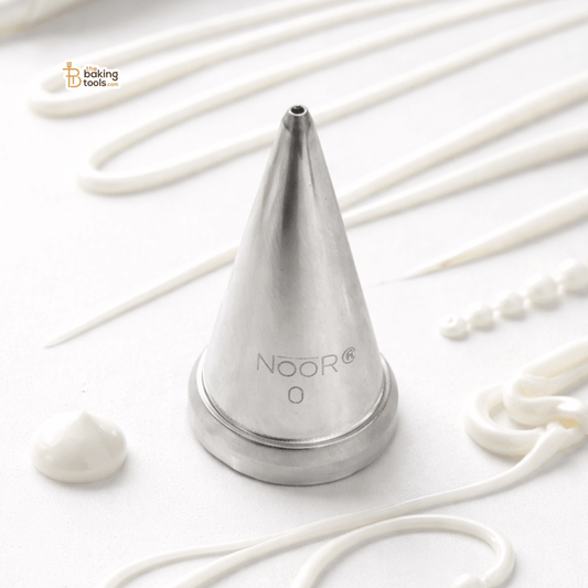 Noor No. 0 Round Piping Nozzle – Cake & Cookie Decoration _ The Baking Tools
