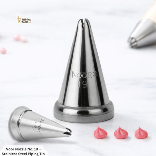 Noor Nozzle No. 19 – Stainless Steel Piping Tip