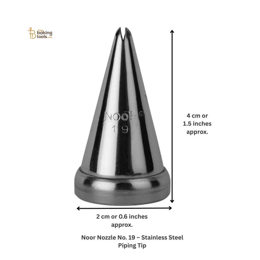 Noor Nozzle No. 19 – Stainless Steel Piping Tip _ The Baking Tools